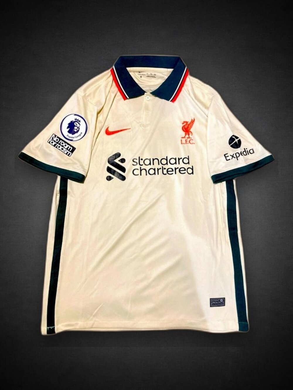 2021/22 Liverpool away kit. Mohammed Salah soccer football jersey